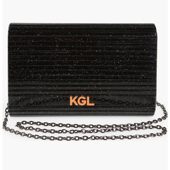 Crystal Embellished Party
Clutch/Color: Charcoal 
Kurt Geiger London
$120 NEW - Picture 4 of 16